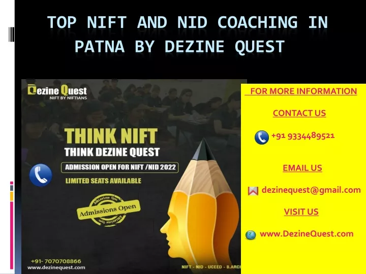 top nift and nid coaching in patna by dezine quest