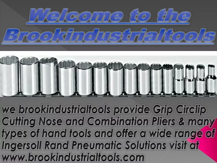 welcome to the brookindustrialtools