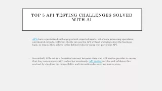 top 5 api testing challenges solved with ai