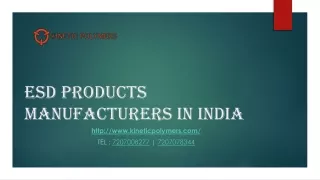 Esd Products Manufacturers in India
