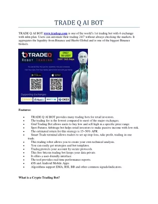 TRADE Q AI BOT