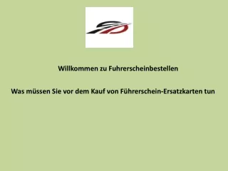 Was müssen Sie vor dem Kauf von Führerschein-Ersatzkarten tun
