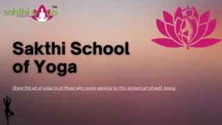 Kids Hatha Yoga With Sakthi School of Yoga