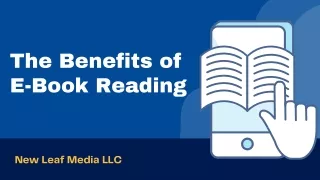 Advantages of E-Books Reading by New Leaf Media LLC