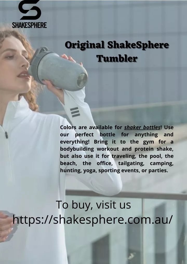 original shakesphere tumbler