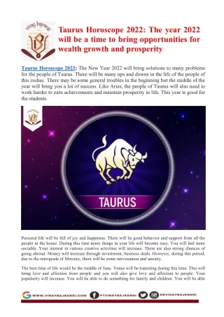 taurus horoscope 2022 the year 2022 will