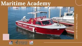 Provide experienced trainers at Maritime Academy