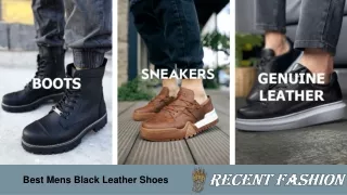 Mens Black Leather Shoes | DL Recent Fashion