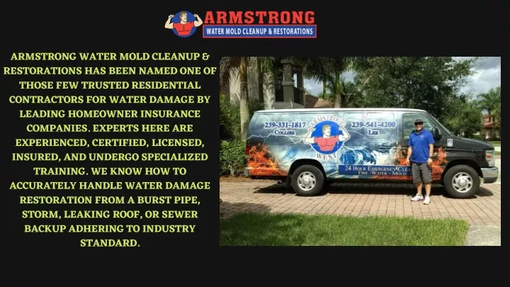 armstrong water mold cleanup restorations