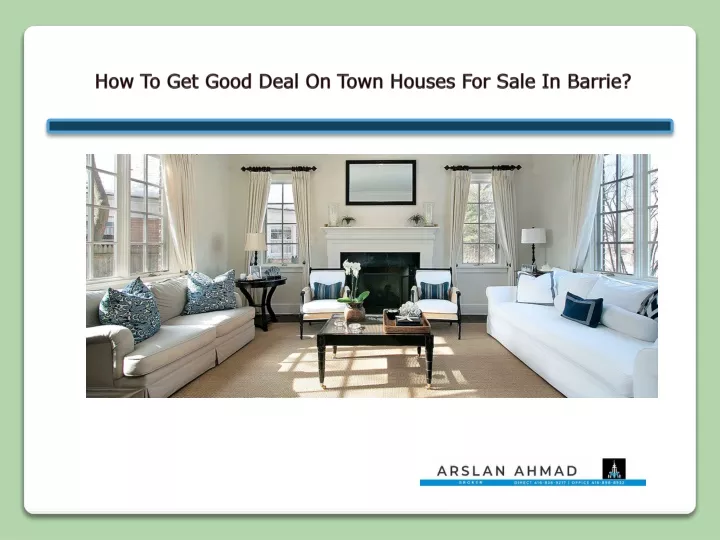 how to get good deal on town houses for sale