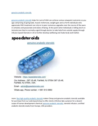 genuine anabolic steroids