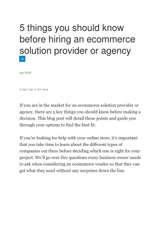 5 things you should know before hiring