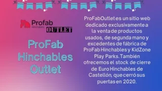 Compre el tobogán hinchable Everest de la mejor calidad en Profab Outlet