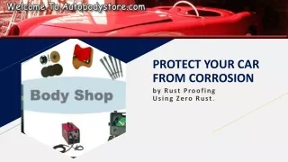 Protect Your Car from Corrosion by Rust Proofing Using Zero Rust