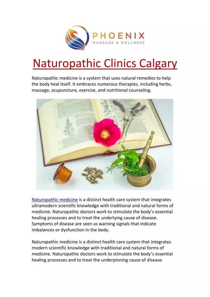 naturopathic clinics calgary
