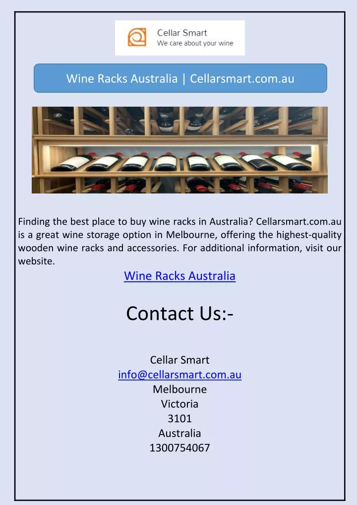wine racks australia cellarsmart com au