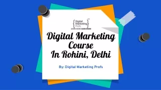 Digital Marketing Course in Rohini, Delhi