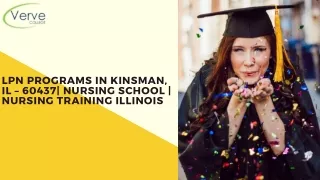 LPN Programs in Kinsman, IL – 60437 Nursing School  Nursing Training Illinois