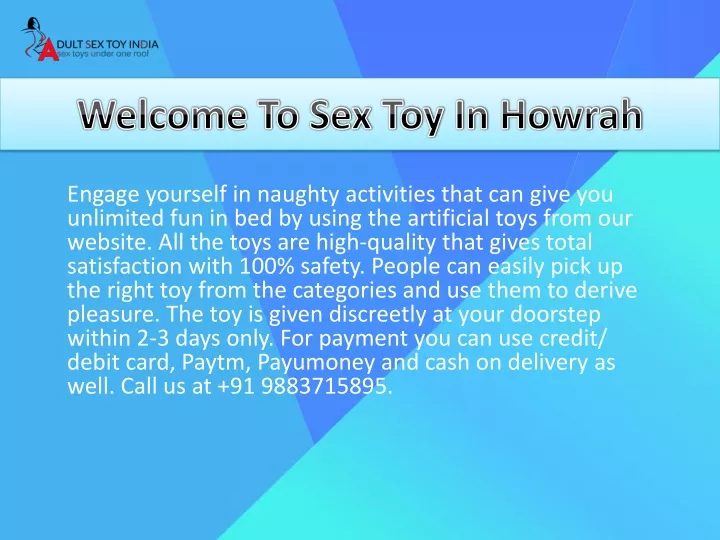 welcome to sex toy in howrah
