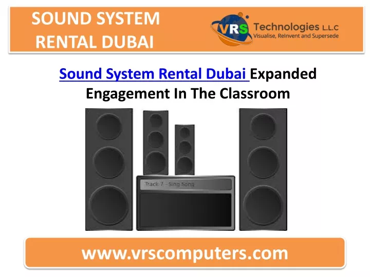 sound system rental dubai