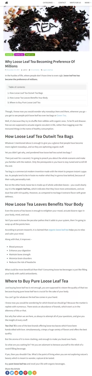 Why-Loose-Leaf-Tea-Becoming-Preference-Of-Millions