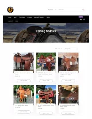 Used Horse Saddles Store