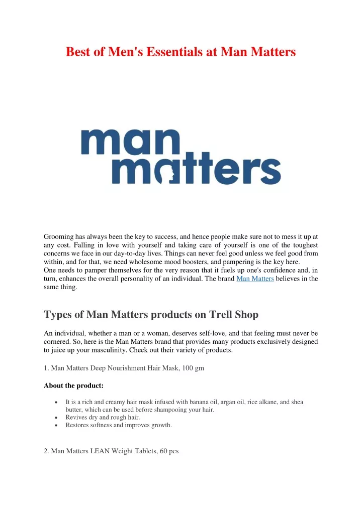 best of men s essentials at man matters