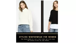 5 Trending Winterwear for Women You Need to Check Out