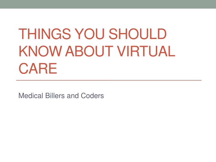 things you should know about virtual care