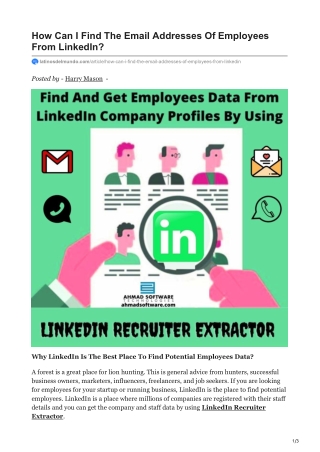 how can i find the email addresses of employees