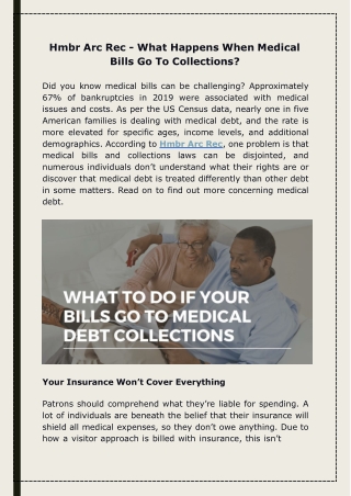 Hmbr Arc Rec - What Happens When Medical Bills Go To Collections