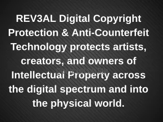 Rev3al - The Future of Digital Asset Protection