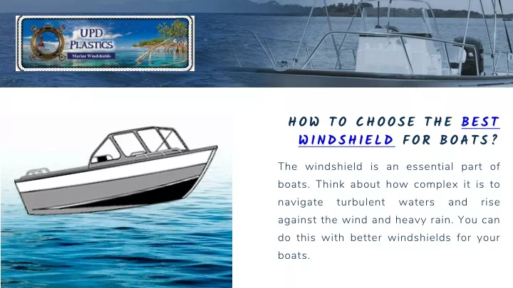 how to choose the best windshield for boats