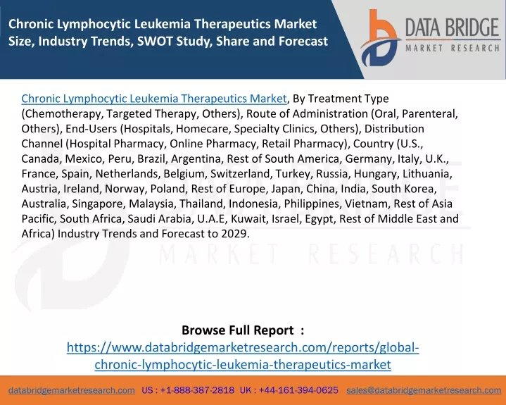 chronic lymphocytic leukemia therapeutics market
