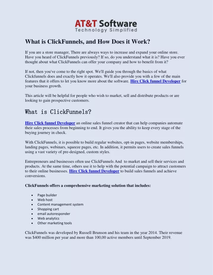what is clickfunnels and how does it work