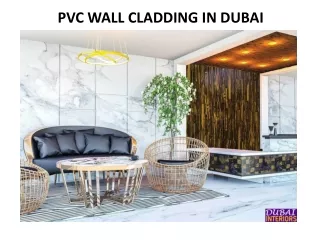 PVC WALL CLADDING IN DUBAI