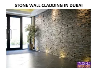 STONE WALL CLADDING IN DUBAI