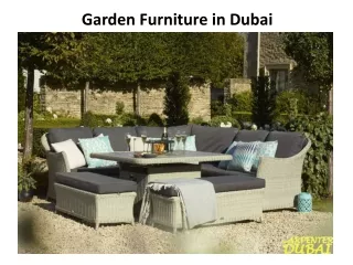 Garden Furniture in Dubai