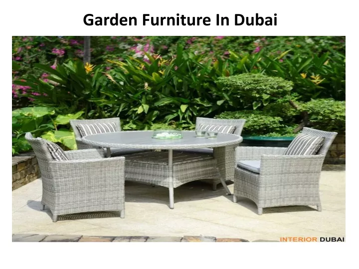 garden furniture in dubai