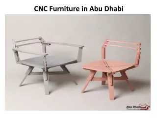 CNC Furniture in Abu Dhabi