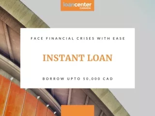 Where You Get An Instant Loan In An Emergency
