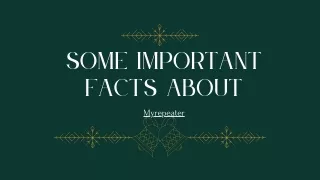 Some Important Facts About Myrepeater