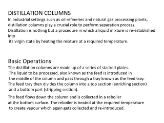 Distillation column |CentPro