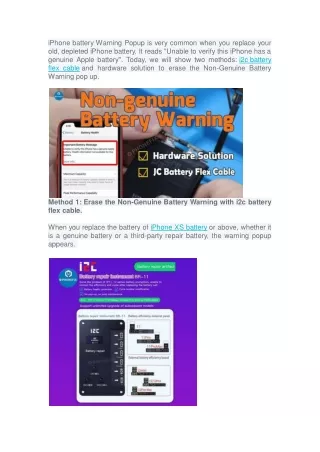 iphone battery warning popup is very common when