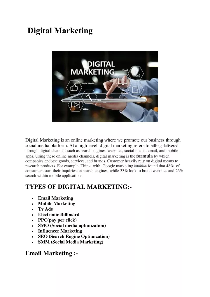 digital marketing