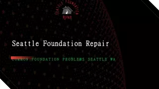 seattle foundation repair
