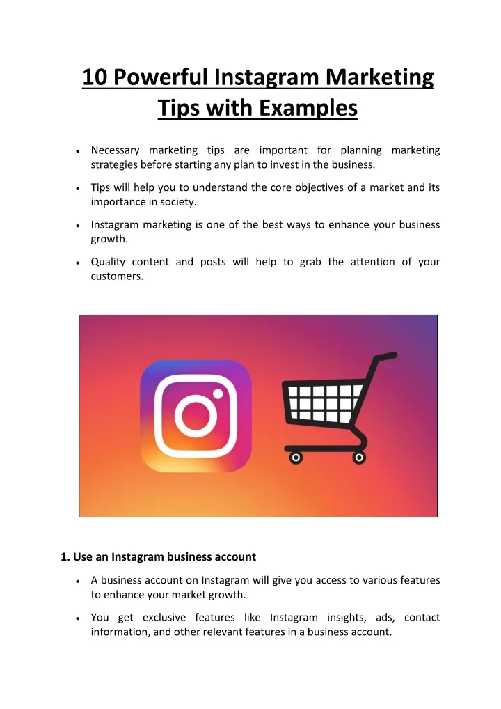 10 powerful instagram marketing tips with examples