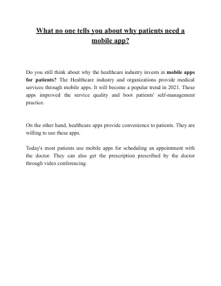 mobile app for patients.docx