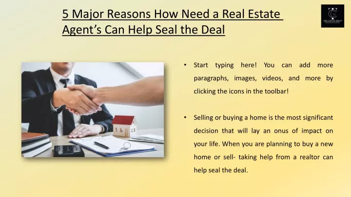 5 major reasons how need a real estate agent