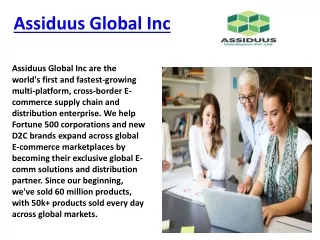 International Distribution Services - Assiduus Global Inc
